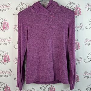 Diadora hoodie sweater heathered black Purple  Sweater long sleeve comfy